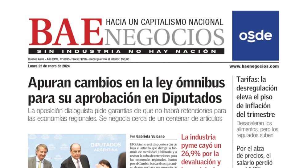 Tapas del lunes 22 de enero de 2024.