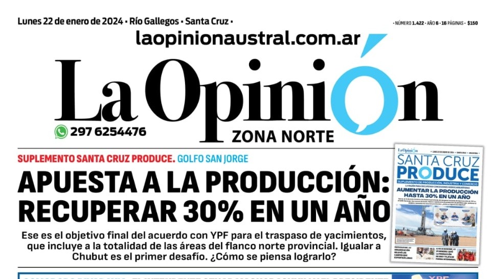 Tapas del lunes 22 de enero de 2024.