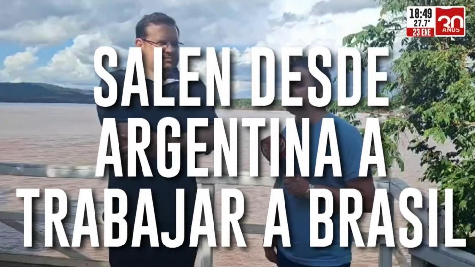 Misiones: jóvenes se van a cosechar manzanas a Brasil por la falta de trabajo (Crónica HD).