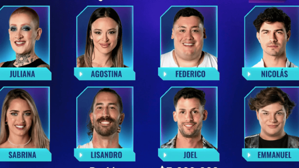 La foto que predice quién abandonaría el próximo domingo la casa de Gran Hermano.