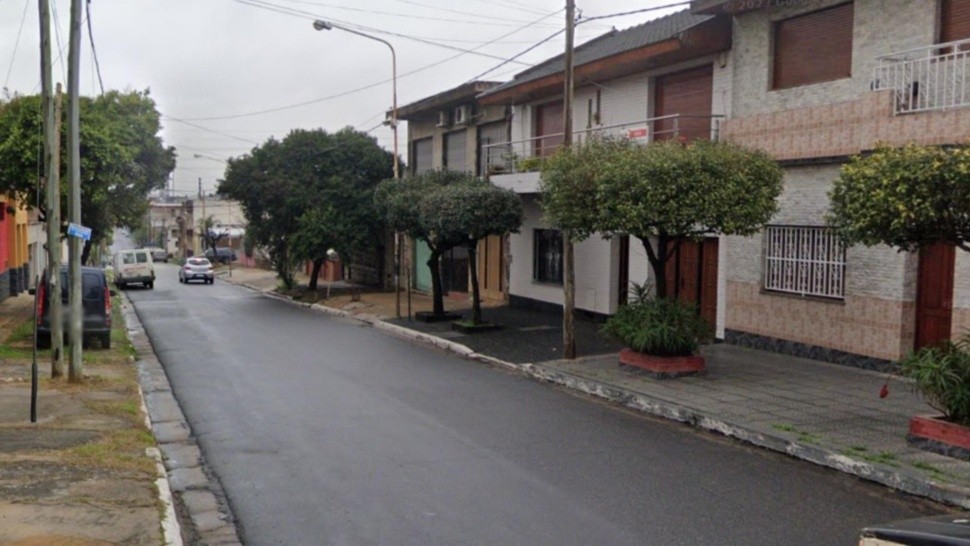 En este barrio ocurrió un enfrentamiento entre la policía y los motochorros (Google Street View).