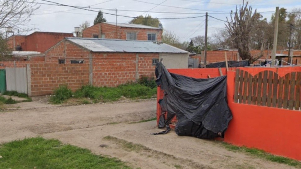 Acá, en este vecindario, se produjo la muerte a tiros de Eduardo Brian Acuña.