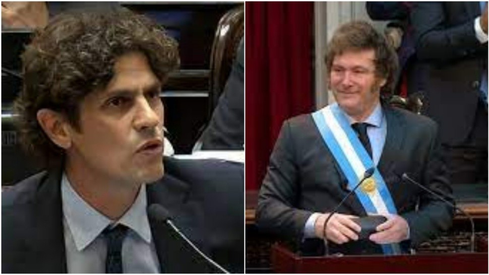 Milei descalificó a Martín Lousteau.