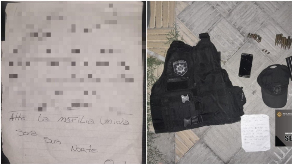 Un nuevo mensaje con sello mafioso fue encontrado en la ciudad de Rosario.