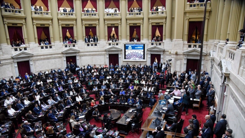 La sesión especial tendrá lugar este miércoles, desde las 11, en la Cámara de Diputados (Crónica / Hernán Nersesiian).