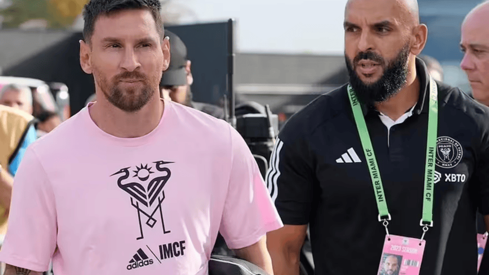 El guardaespaldas de Messi asombró por su nueva habilidad.