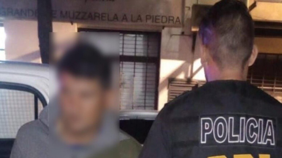 Así fue apresado el sujeto que pretendió matar a su pareja.