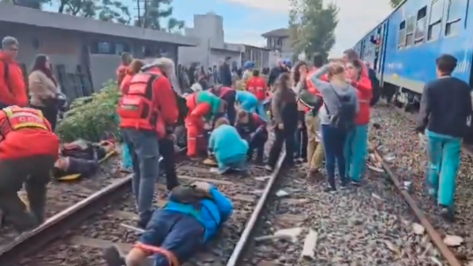 Descarriló una formación del Tren Mitre en Palermo.