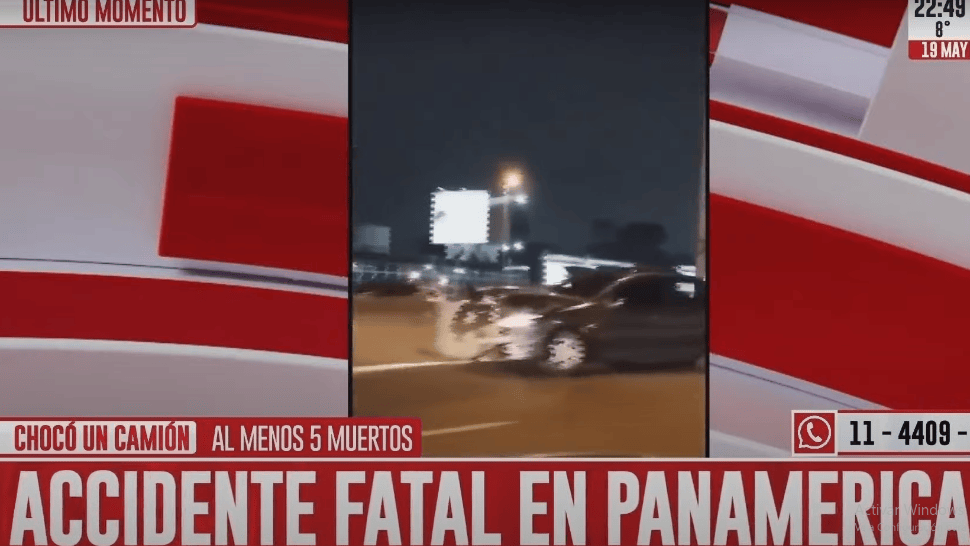 Tragedia en Panamericana: una familia devastada por un impactante choque mortal