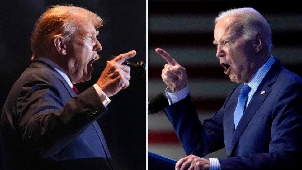 Donald Trump y Joe Biden se verán las caras esta noche.