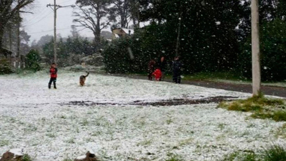 Las temperaturas cercanas a los 0 grados son uno de los factores que inciden en la producción de nieve,