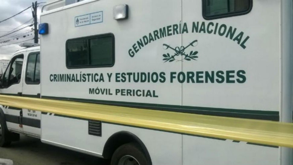 Uniformados de la Gendarmería Nacional Argentina fueron convocados para concretar una serie de peritajes.