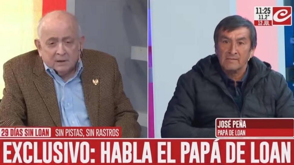 José Peña visita Crónica y dialogo con Chiche Gelblung.