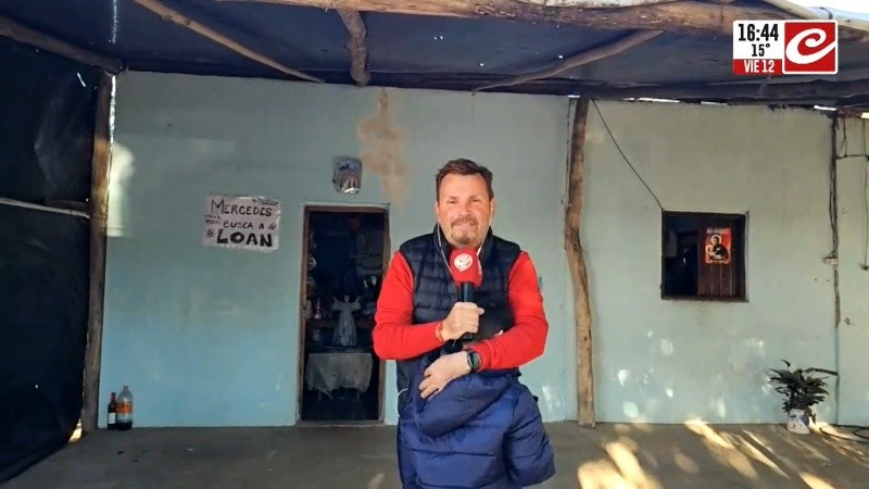 Alejandro Ledezma, junto a Enrique Ortiz y Cristian Eche son los periodistas de Crónica en el lugar. 