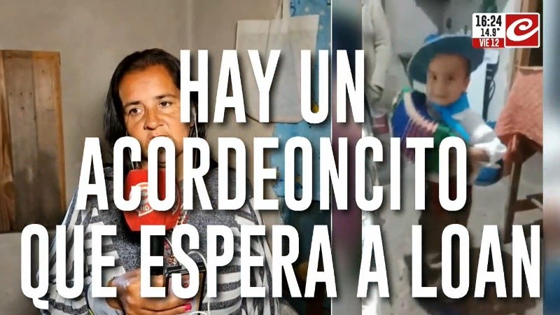   La cámara de Crónica en la casa con María Noguera, Falta Loan, falta su música. “Sueño que me lo traen y me dice: ‘Hola mami’”.