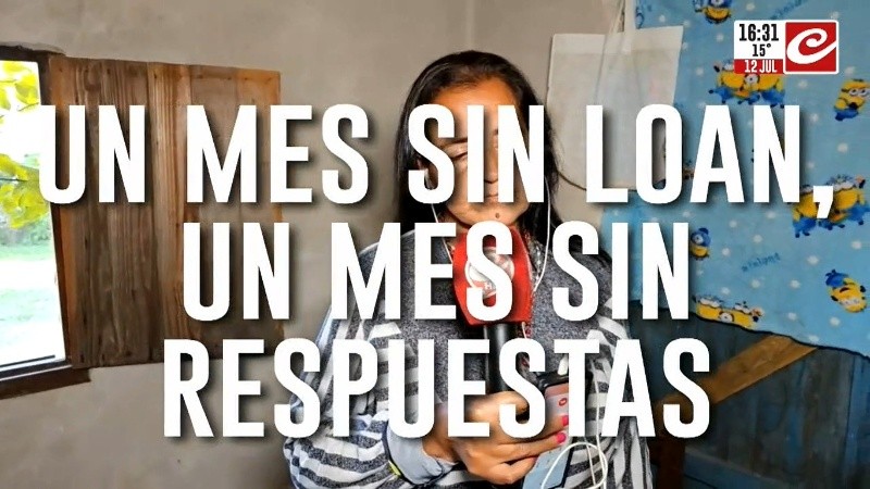  La cámara de Crónica en la casa con María Noguera, Falta Loan, falta su música. “Sueño que me lo traen y me dice: ‘Hola mami’”. 