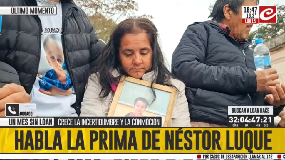 La prima de Néstor Luque habló con Crónica HD.