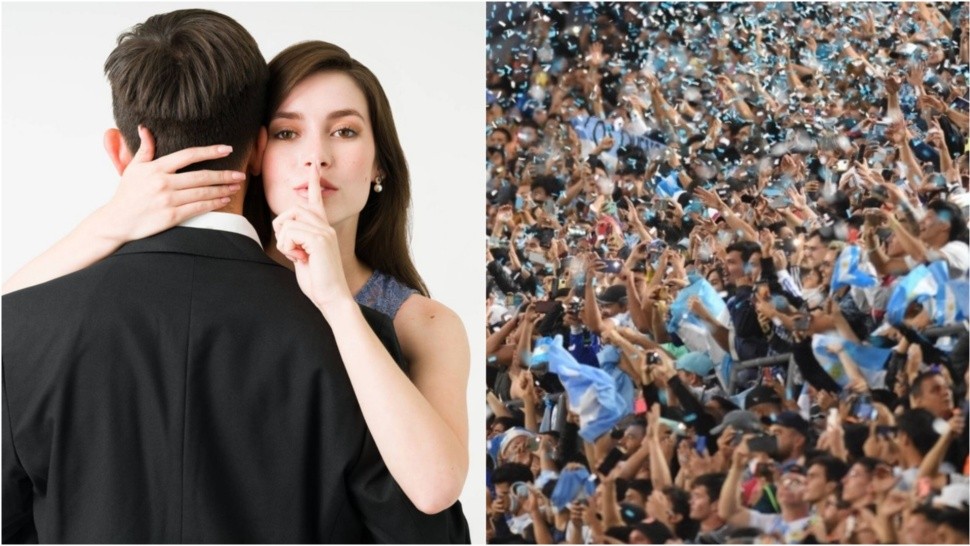 Las infidelidades aumentan cuando los hombres ven fútbol (Imagen ilustrativa).