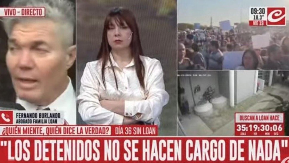 Fernando Burlando habló con Crónica HD sobre la búsqueda de Loan Peña.