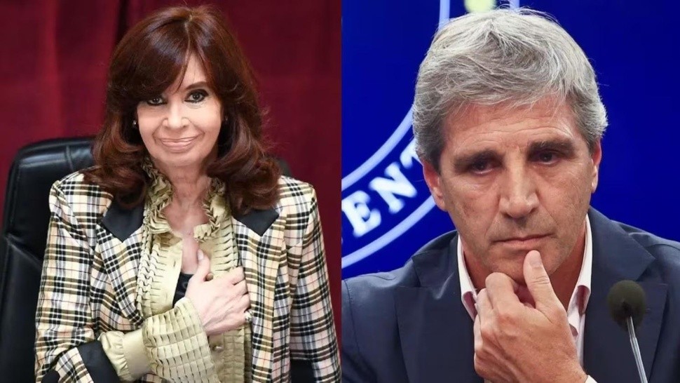 Cristina Kirchner cuestionó en sus redes sociales al ministro de Economía Luis Caputo.