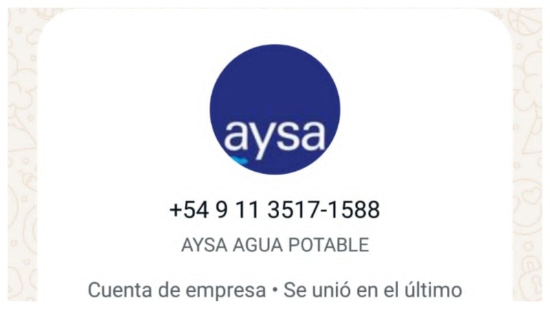  Captura del contacto de los ciberdelincuentes.