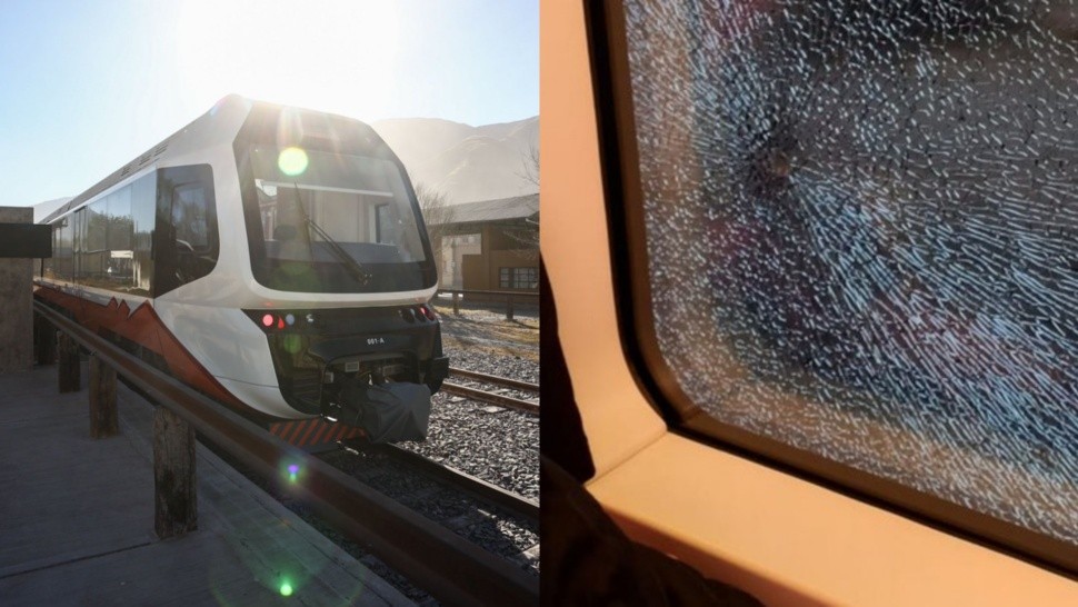 El Tren Solar jujeño fue víctima de actos vandálicos.