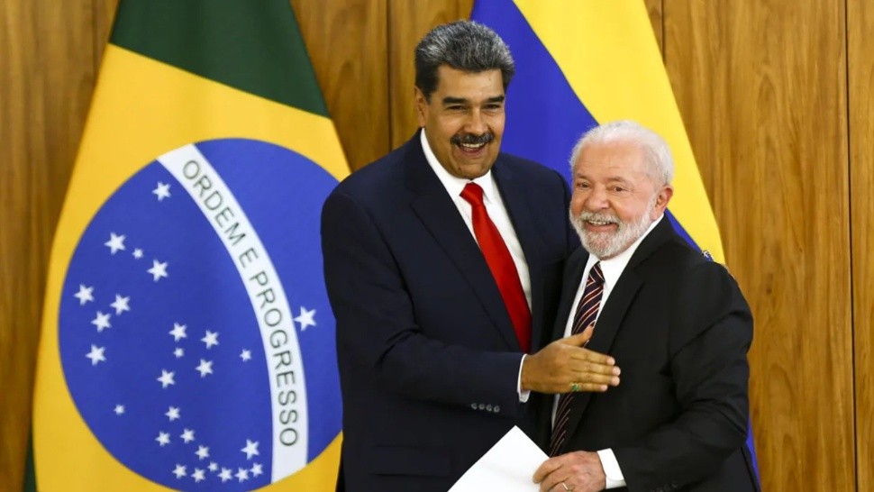 Lula da Silva, junto a Nicolás Maduro, en una reunión mantenida tiempo atrás.