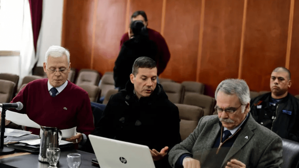 Pablo Colaci en una de las audiencias del juicio.