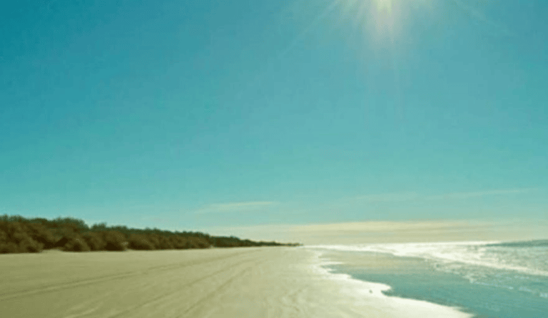 Playas solitarias y tranquilidad absoluta en San Cayetano. 