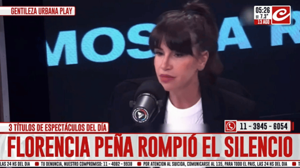 Florencia Peña habló del presunto video con Alberto Fernández