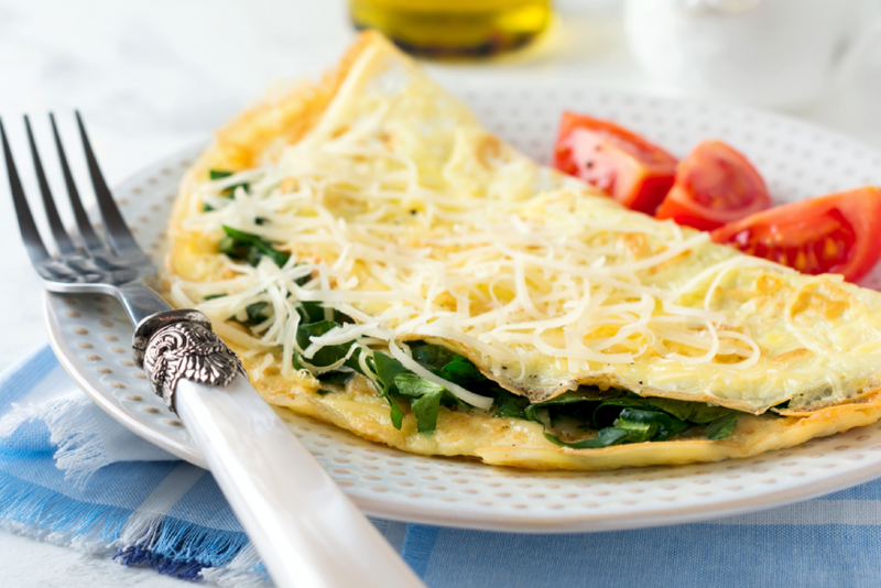   <a href='https://www.cronica.com.ar/tags/Receta'>Receta</a> de omelette de espinaca en 15 minutos (Imagen ilustrativa) 