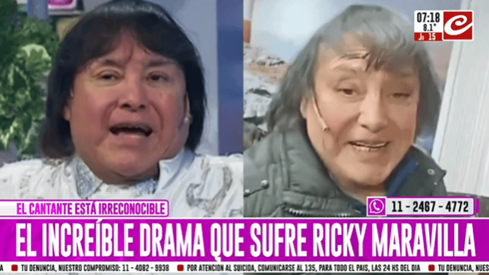 Ricky Maravilla tiene problemas con el sistema de reconocimiento facial de su celular.