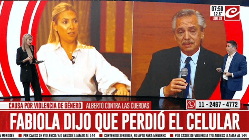 Fabiola Yañez denunció al ex presidente Alberto Fernández por violencia de género.