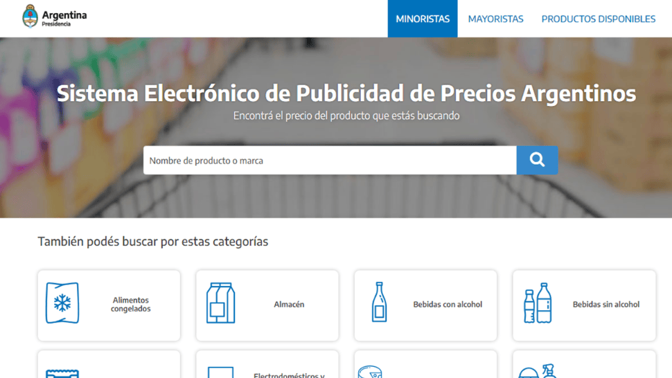 El Sistema Electrónico de Publicidad de Precios Argentinos es el plan que el Gobierno de Javier Milei denominó 