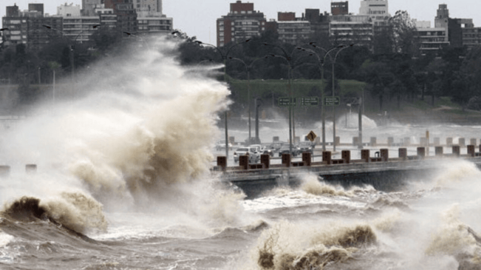 Una nueva ciclogénesis llega en estos días al Río de la Plata (Imagen ilustrativa).