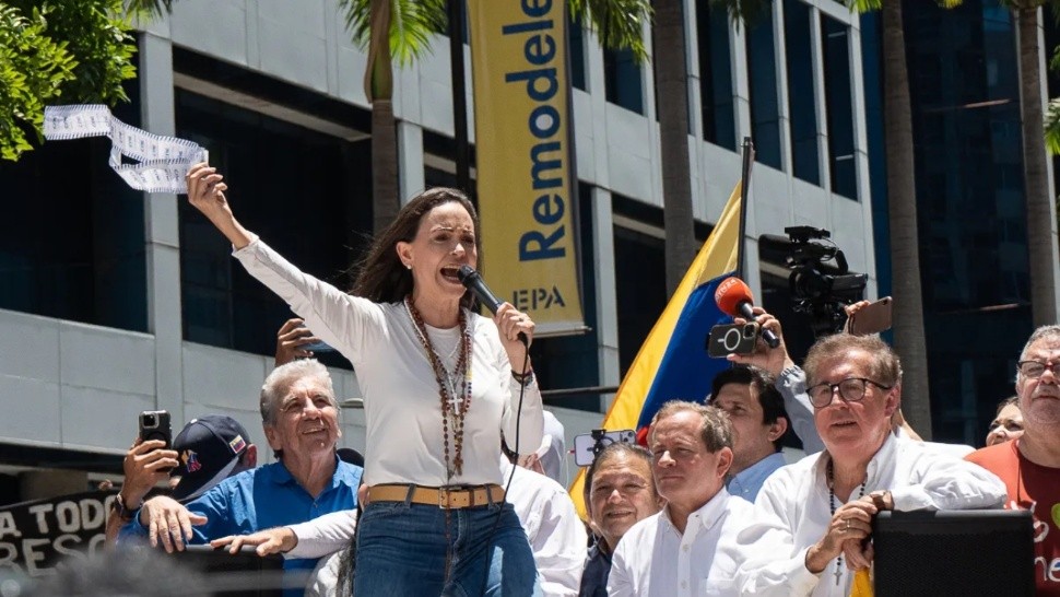 La convocatoria realizada por María Corina Machado fue en rechazo a los resultados presentados por el Consejo Nacional Electoral que dieron por ganador a Nicolás Maduro.