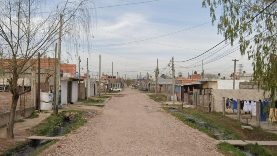 Acá, en este vecindario, fue hallado el cadáver del ex presidiario.