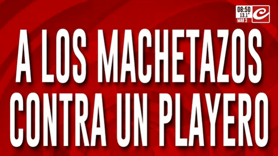 Locura en estación de servicio: lo agarró a machetazos porque tardó en atenderlo