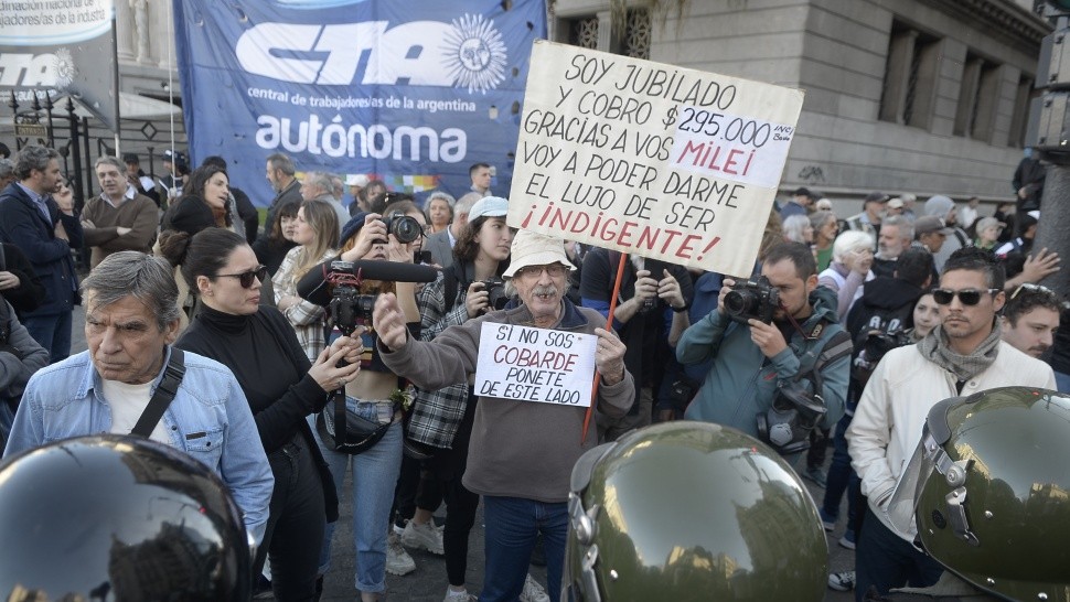 La movilización del miércoles pasado fue reprimida por las fuerzas de seguridad.