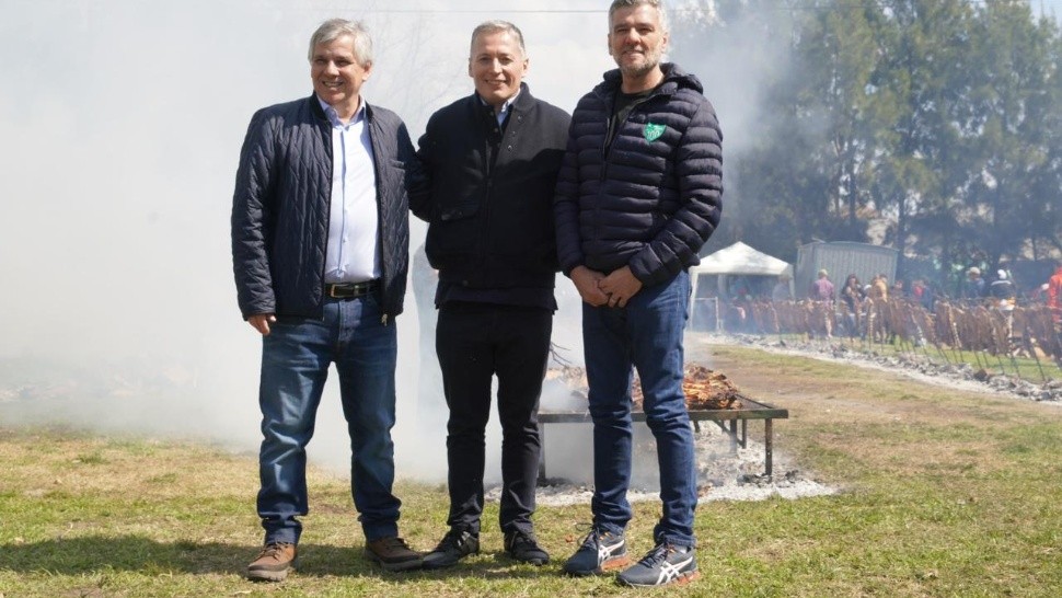 Grey, Zabaleta y Britos en Moquehuá.