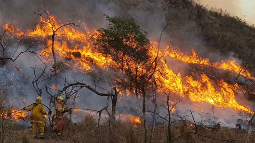 Los incendios siguen incontrolables en Córdoba.