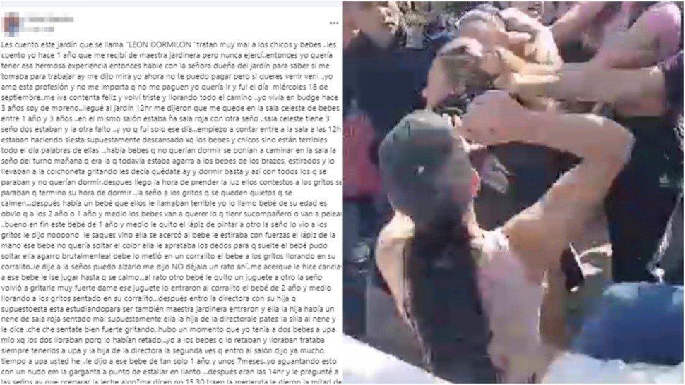 Testigos filmaron las agresiones en un video.