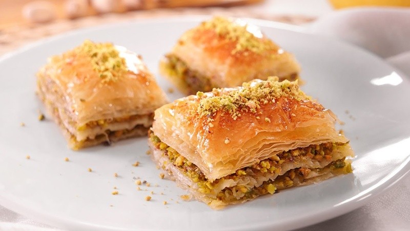  Baklava, el típico postre griego (Imagen ilustrativa).