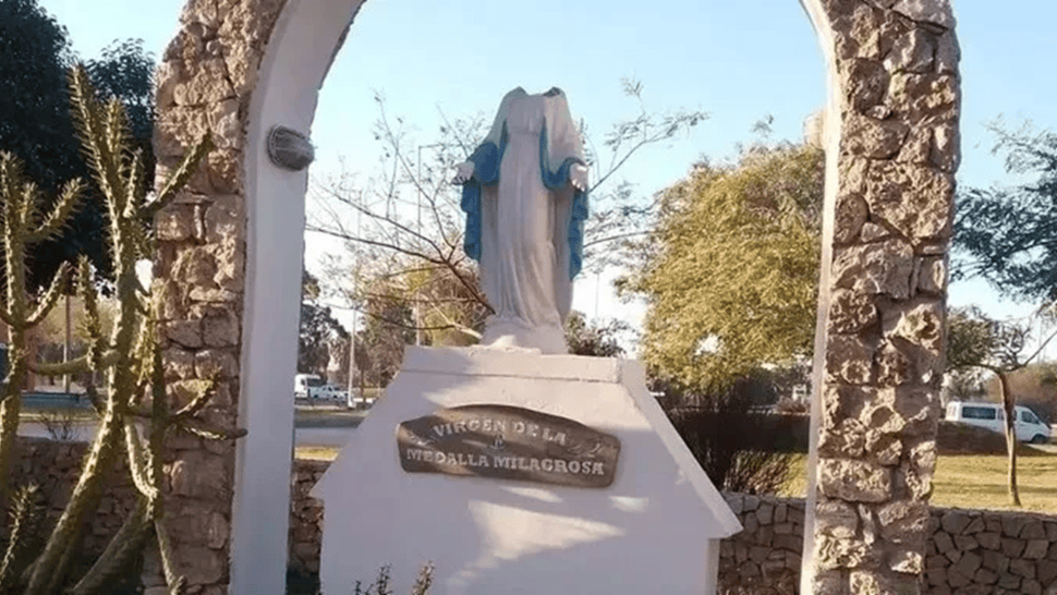 Sorpresiva muerte del hombre que decapitó una estatua de la Virgen.