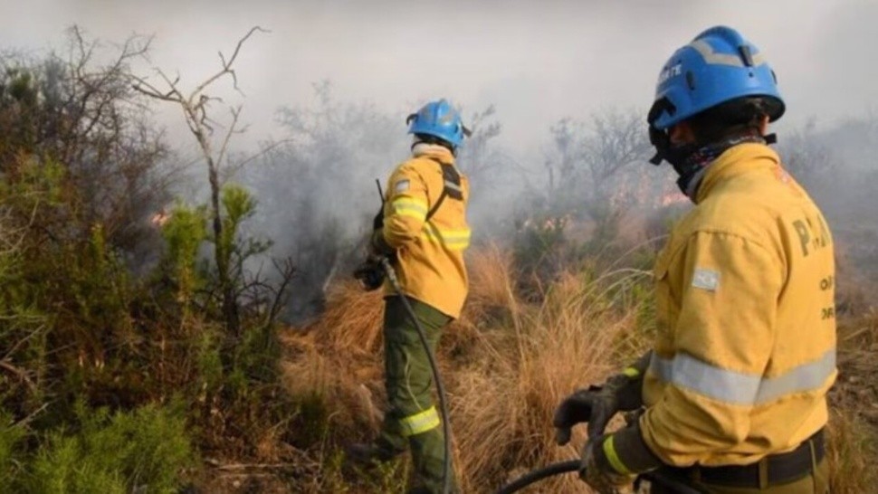 Los Bomberos de Córdoba están preocupados por la llegada de los vientos (Gobierno de Córdoba).