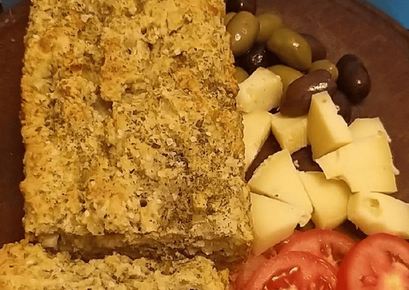 Budín salado para la merienda o la picada del finde. 