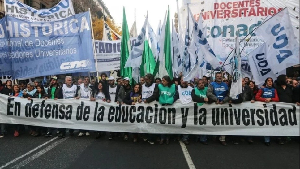 Gremios universitarios rechazaron aumento del 6,8% pero el Gobierno lo otorgará por decreto (Foto archivo).