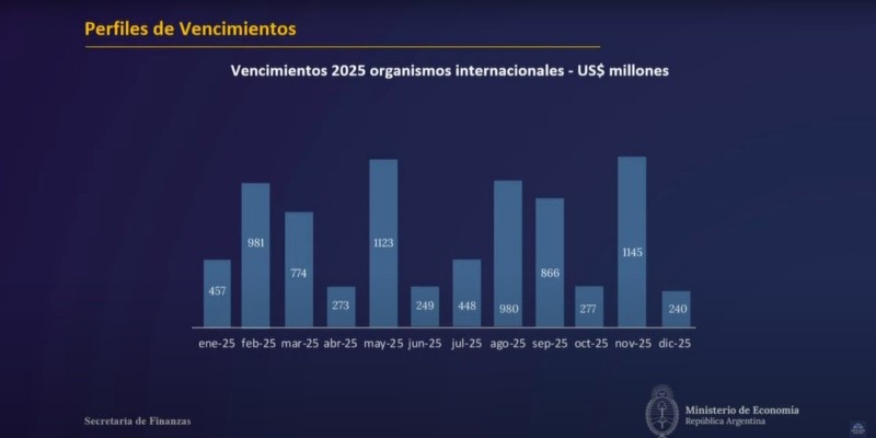 Quirno presentó el detalle de la deuda y el vencimiento. 