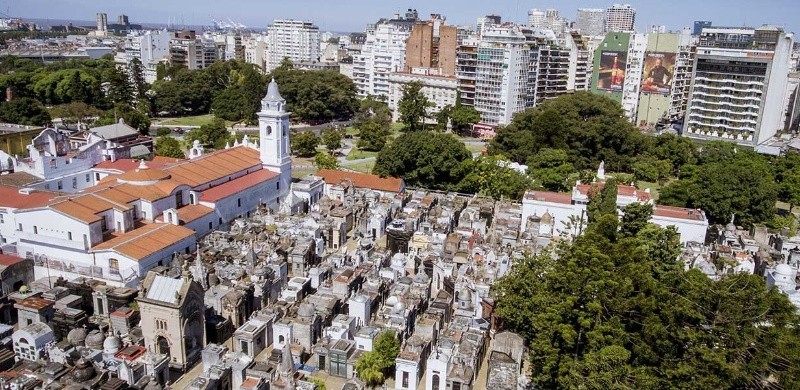 El cementerio de Recoleta fue inaugurado en 1822. 