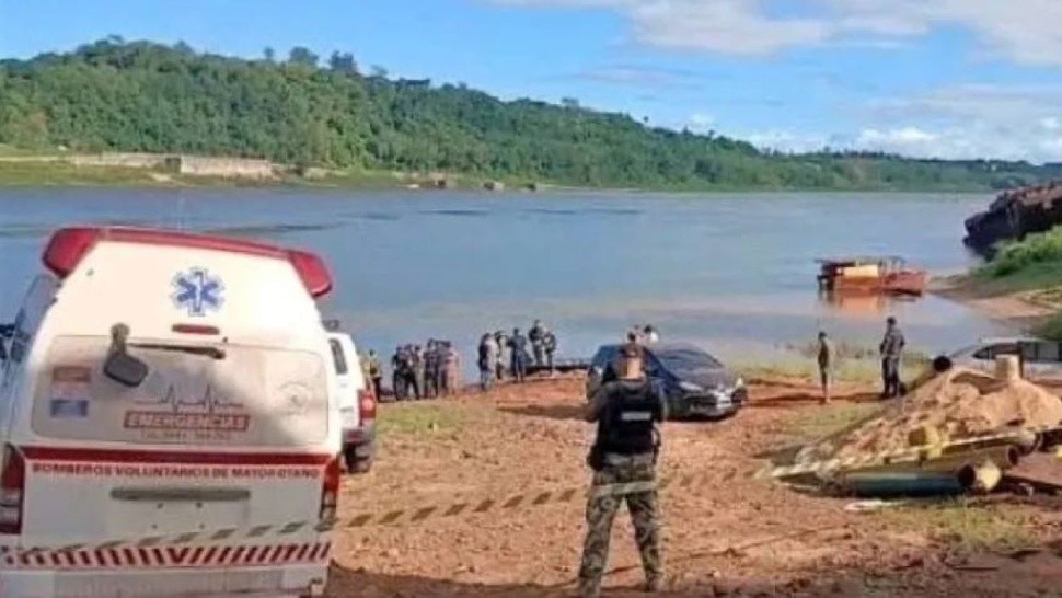 Raptó a sus tres hijas para vengarse de su ex, se tiró al río Paraná con ellas y murieron ahogados (Foto El Territorio).